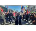 حضور دانشگاهیان مجتمع آموزش عالی فنی و مهندسی اسفراین در آیین تشییع رهبر شهید ایران