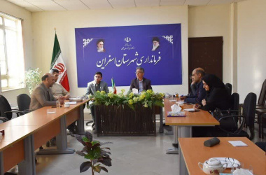 حضور دکتر حاتمی ریاست مجتمع، در جلسه کمیسیون دانشجویی اسفراین