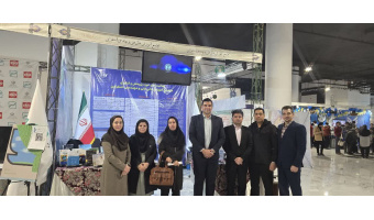 بازدید اساتید و دانشجویان دانشگاه از غرفه مجتمع آموزش عالی فنی و مهندسی اسفراین در نمایشگاه دستاوردهای پژوهش وفناوری خراسان شمالی