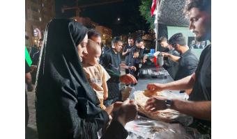 برپایی موکب دانشگاهیان خراسان شمالی در مشهد مقدس