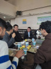 حضور صمیمانه و گفتگو با دانشجویان در بازدید دکتر حاتمی ریاست محترم و دکتر نباتی معاونت محترم مالی اداری مجتمع از سلف دانشجویی دانشگاه، به مناسبت روز دانشجو