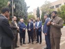 حضور مهندس رشیدی معاونت هماهنگی امور عمرانی استاندار خراسان شمالی و حاج آقای ناهیدی،معاونت سیاسی،امنیتی،اجتماعی استانداری خراسان شمالی