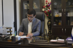 پیام قدردانی دکتر محمد حاتمی ریاست مجتمع آموزش عالی فنی و مهندسی اسفراین از حضور پرشور ملت شریف ایران در چهاردهمین دوره انتخابات ریاست جمهوری و تبریک به رئیس جمهور منتخب ایران اسلامی