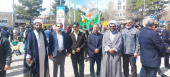 حضور مدیران، اعضاء هیئت علمی و کارکنان مجتمع آموزش عالی فنی و مهندسی اسفراین در راهپیمایی روز جهانی قدس و حمایت از آرمان آزادی فلسطین