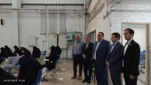 بازدید مهندس محمد بدری، سرپرست فرمانداری شهرستان، مهندس بهنام فر معاون سیاسی امنیتی اجتماعی فرماندار، دکتر حاتمی ریاست مجتمع آموزش عالی فنی و مهندسی اسفراین و خانم دکتر باقری رئیس حوزه ریاست مجتمع