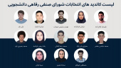 لیست نهایی نامزدهای انتخابات شورای صنفی