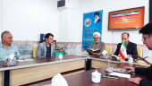 جلسه مدیران مجتمع با مدیران آموزش و پرورش و مشاوران انتخاب رشته کنکور سراسری شهرستان اسفراین
