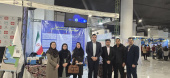 بازدید اساتید و دانشجویان دانشگاه از غرفه مجتمع آموزش عالی فنی و مهندسی اسفراین در نمایشگاه دستاوردهای پژوهش وفناوری خراسان شمالی